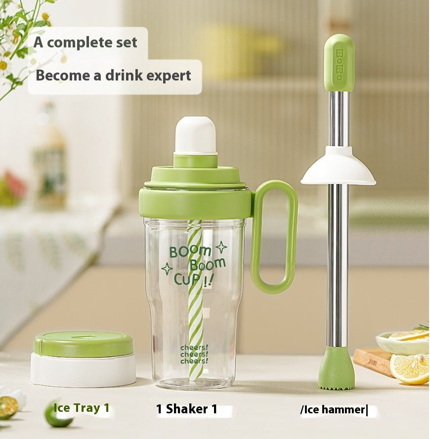 Shaker Comes With Ice Tray Ice Muddler Stick Nocturna-Pro