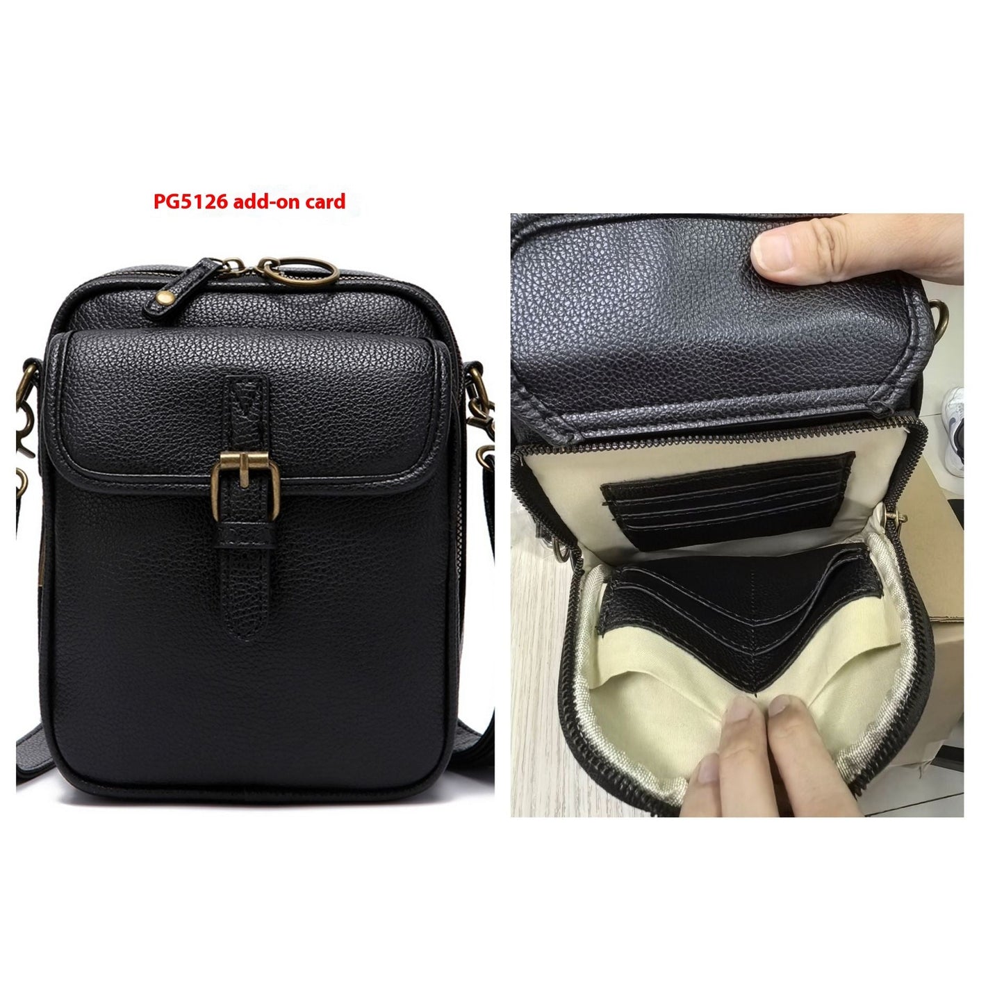 Unisex Vintage Large Capacity Messenger Bag Storage Bag With 10 Card Inserts Casual Backpack Women's Bag Retro Backpack Large Capacity Travel Nocturna-Pro