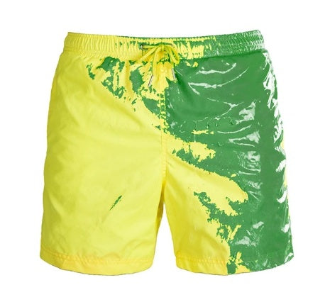 Magical Change Color Beach Shorts Summer Men Swimming Trunks Swimwear Swimsuit Quick Dry bathing shorts Beach Pant Nocturna-Pro
