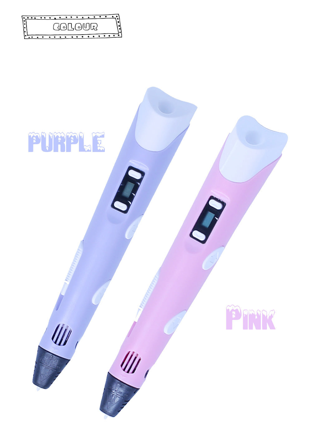 3D print pen 3D pen two generation graffiti 3D stereoscopic paintbrush children puzzle painting toys Nocturna-Pro