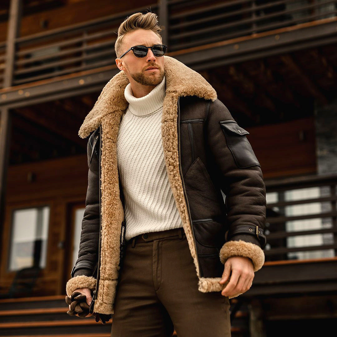 Winter Jacket Mens Military Fleece Warm Jackets Male Fur Collar Coats Army Tactical Jacket Nocturna-Pro