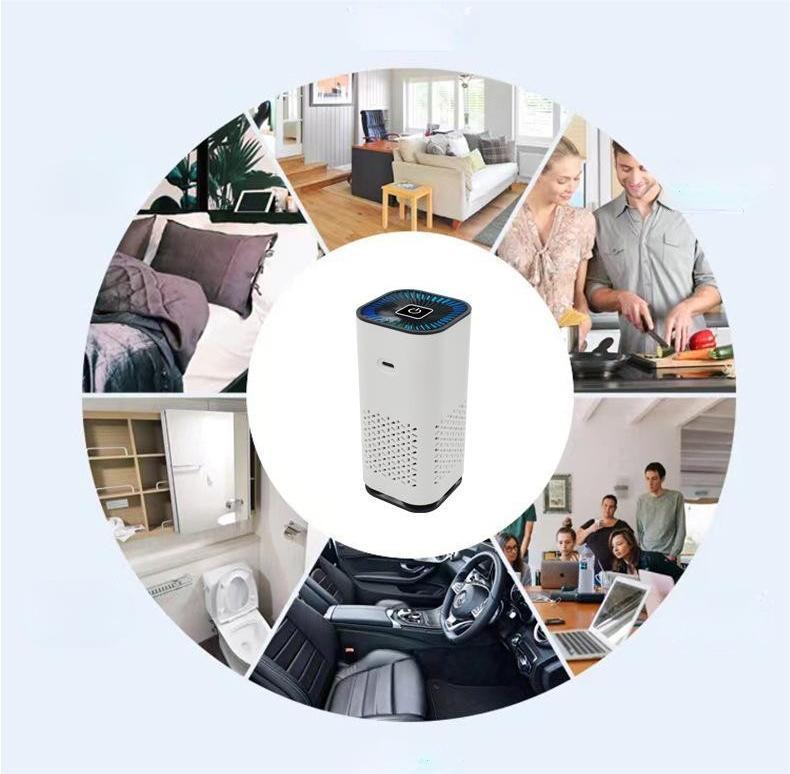 Car Air Purifier Portable Negative Ion Generator Remove Formaldehyde Dust Smoke Air Freshen Washer For Home Car Nocturna-Pro