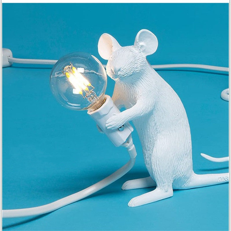Nordic Creative Resin Mini Animal Mouse Light Nocturna-Pro