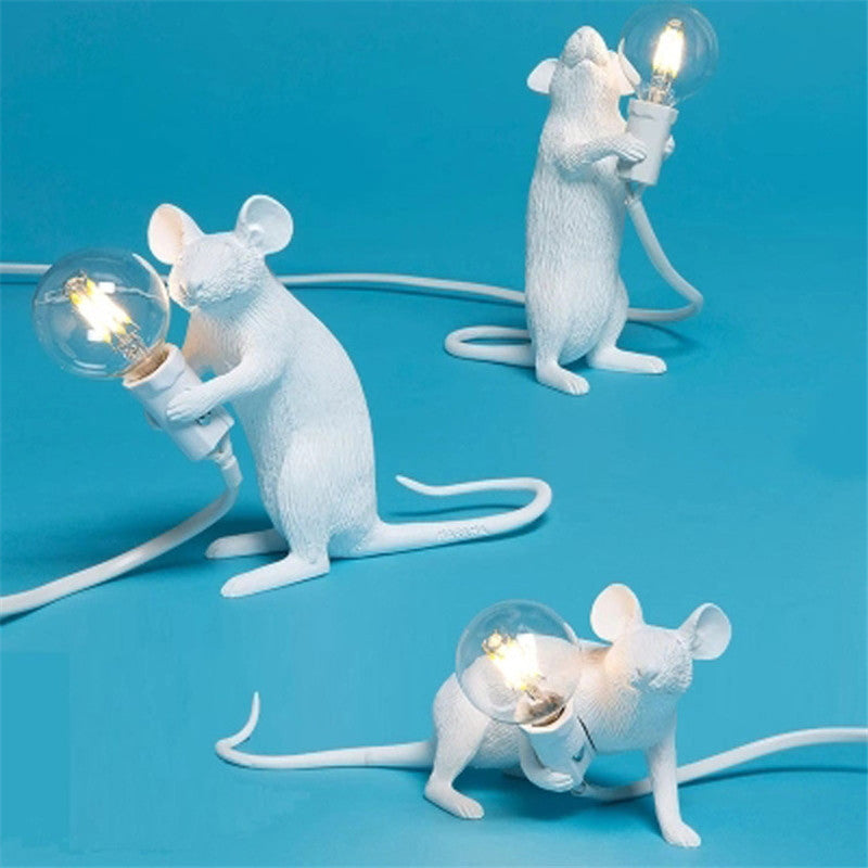 Nordic Creative Resin Mini Animal Mouse Light Nocturna-Pro