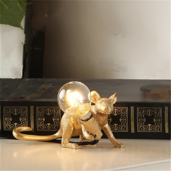 Nordic Creative Resin Mini Animal Mouse Light Nocturna-Pro