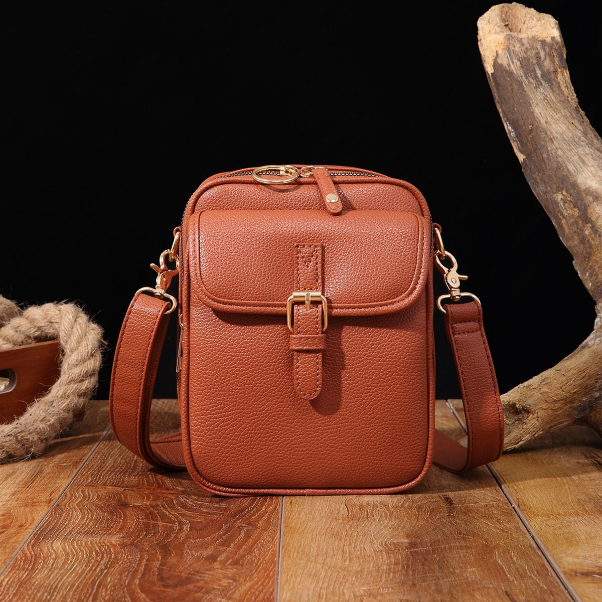 Unisex Vintage Large Capacity Messenger Bag Storage Bag With 10 Card Inserts Casual Backpack Women's Bag Retro Backpack Large Capacity Travel Nocturna-Pro