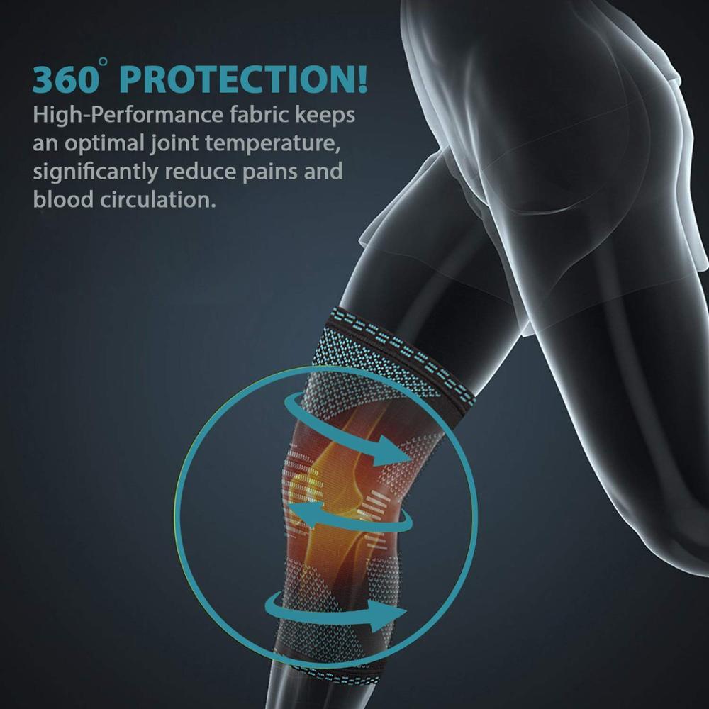 Sports Knee Pads Knitted Sports Knee Pads Nocturna-Pro