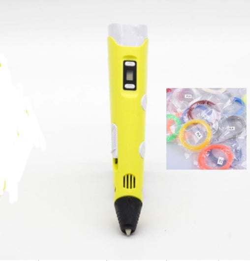 3D print pen 3D pen two generation graffiti 3D stereoscopic paintbrush children puzzle painting toys Nocturna-Pro