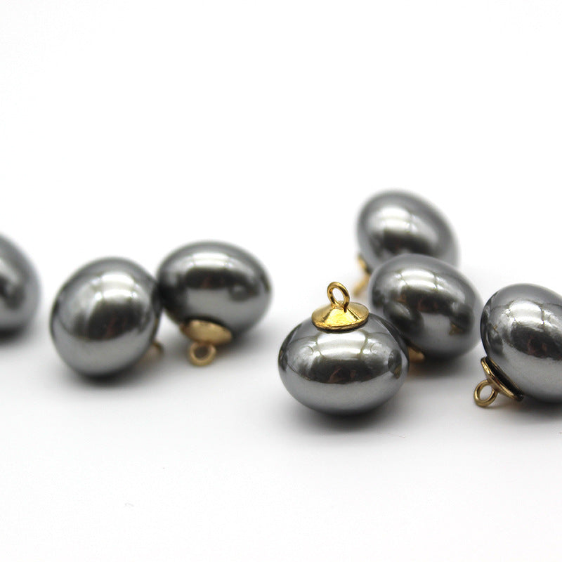 Pearl Gold Bottom Decorative Button Nocturna-Pro