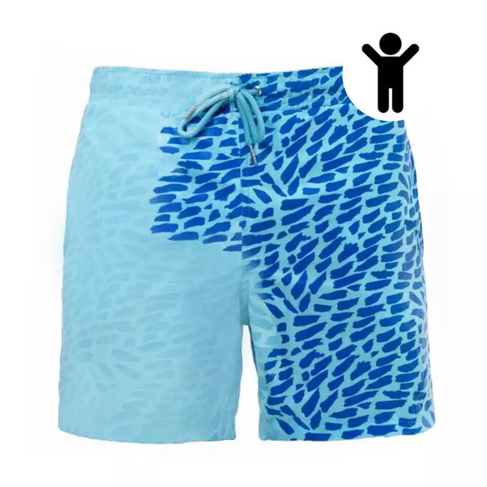 Magical Change Color Beach Shorts Summer Men Swimming Trunks Swimwear Swimsuit Quick Dry bathing shorts Beach Pant Nocturna-Pro