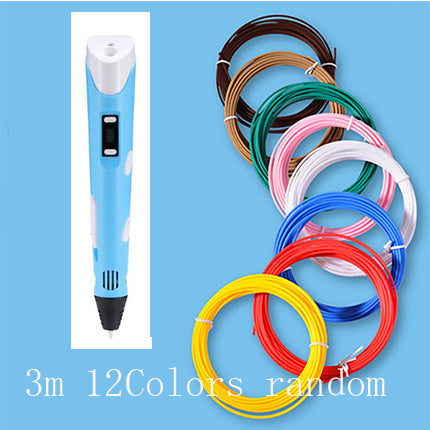 3D print pen 3D pen two generation graffiti 3D stereoscopic paintbrush children puzzle painting toys Nocturna-Pro