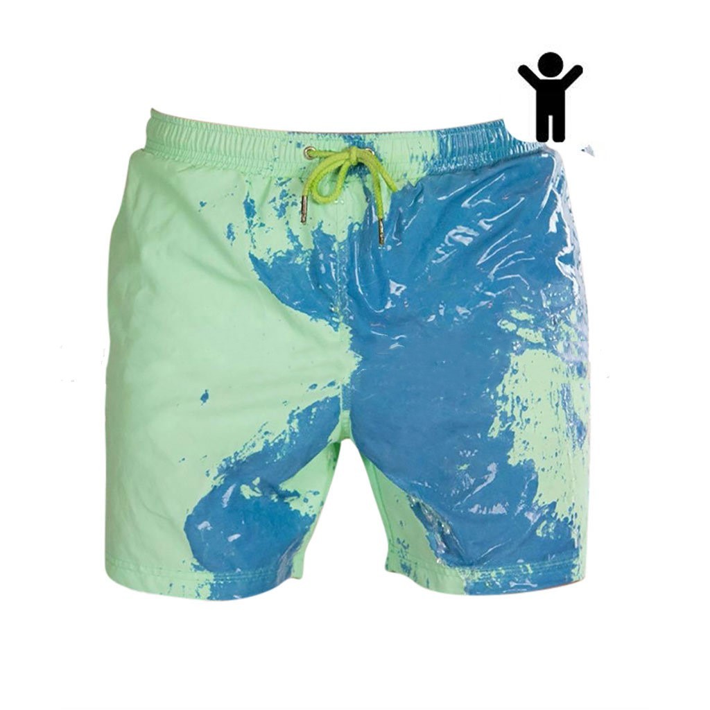 Magical Change Color Beach Shorts Summer Men Swimming Trunks Swimwear Swimsuit Quick Dry bathing shorts Beach Pant Nocturna-Pro