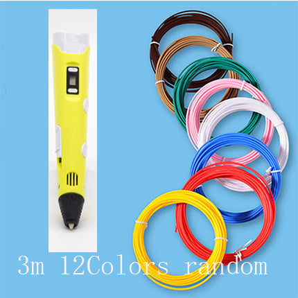 3D print pen 3D pen two generation graffiti 3D stereoscopic paintbrush children puzzle painting toys Nocturna-Pro