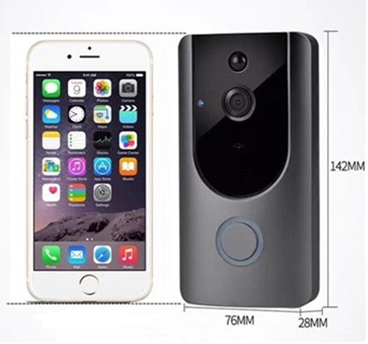 Smart WiFi Video Doorbell Camera Visual Intercom With Chime Night Vision IP Door Bell Wireless Security Camera Nocturna-Pro