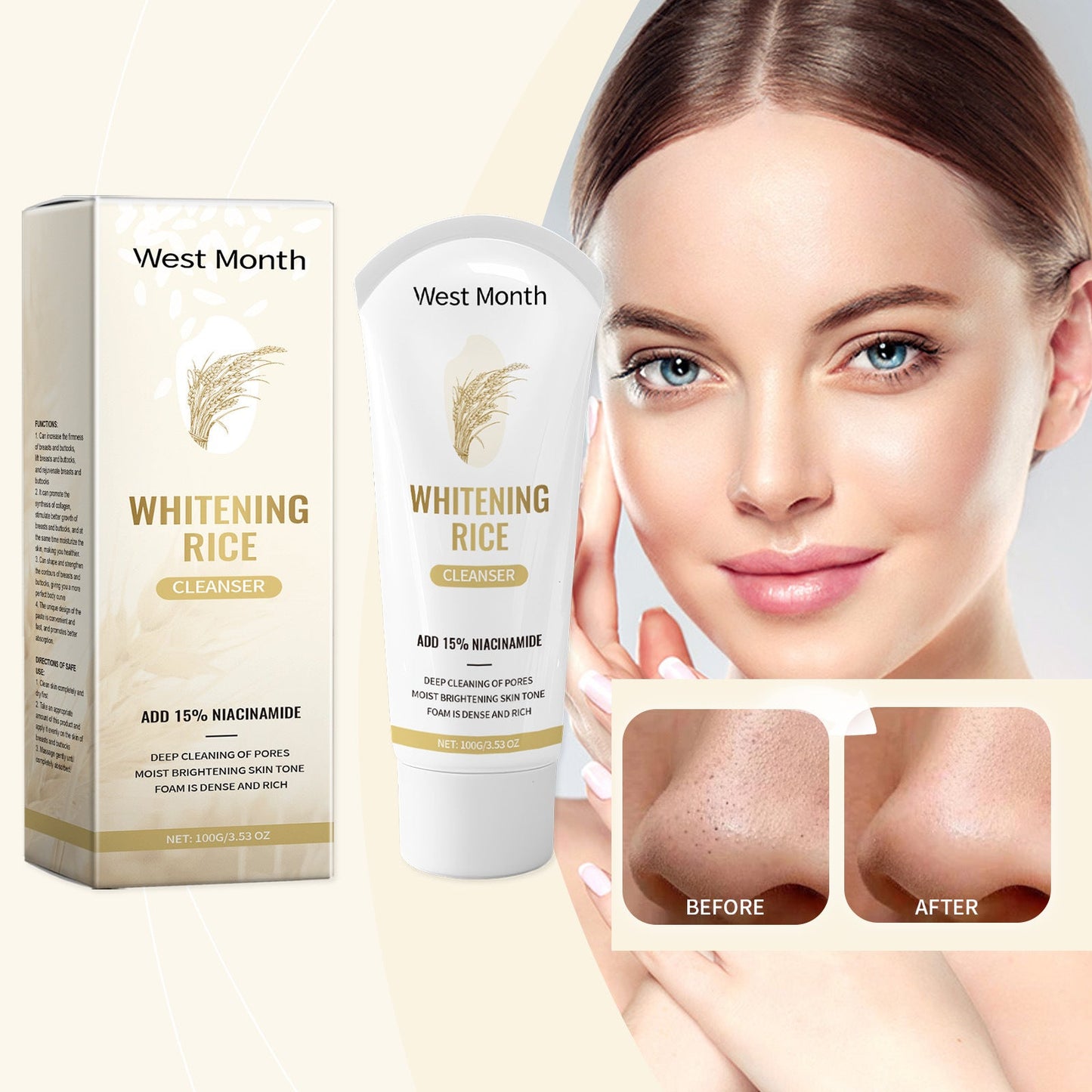 Blackhead Cleansing Facial Cleanser Softening Skin Nocturna-Pro
