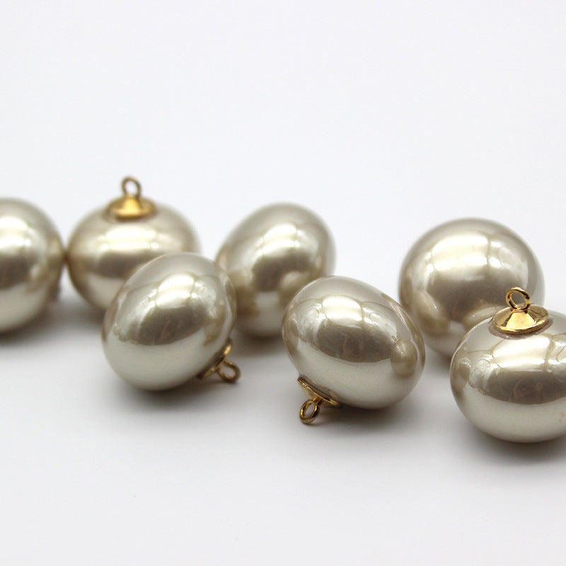 Pearl Gold Bottom Decorative Button Nocturna-Pro