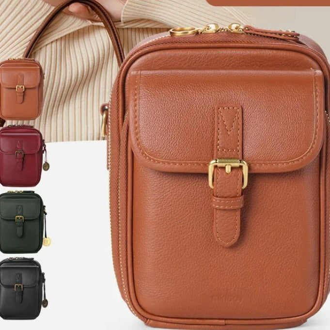 Unisex Vintage Large Capacity Messenger Bag Storage Bag With 10 Card Inserts Casual Backpack Women's Bag Retro Backpack Large Capacity Travel Nocturna-Pro