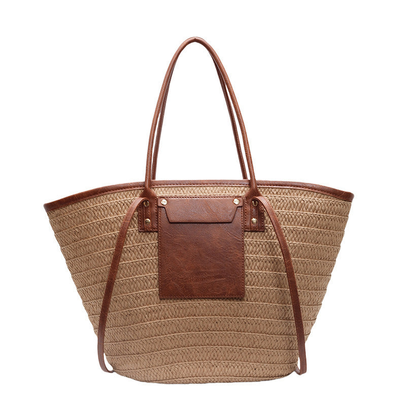 Tote Bag Summer Women's Straw Woven Handbag Nocturna-Pro