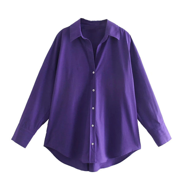 Urban Casual Multi-color Poplin Shirt Nocturna-Pro