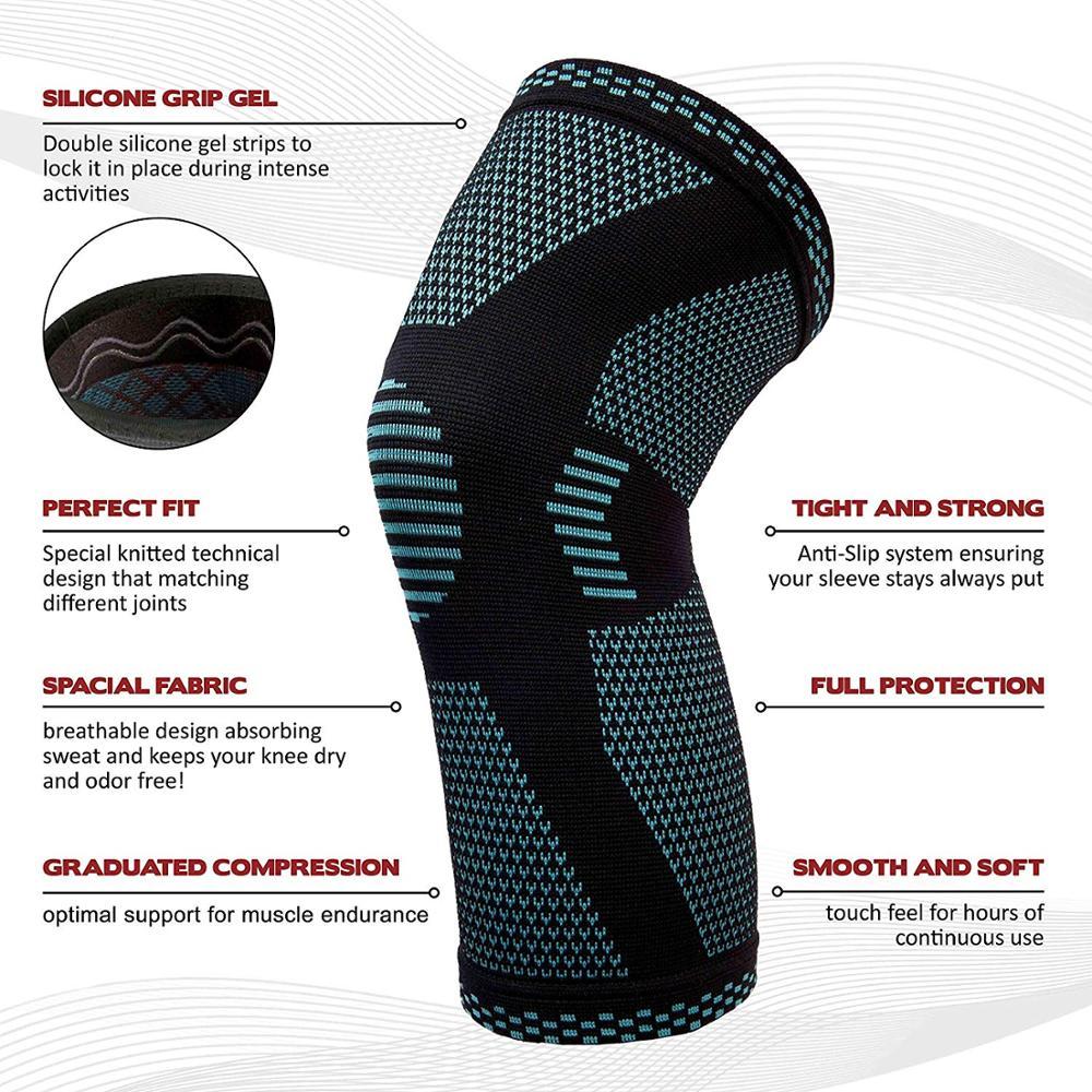 Sports Knee Pads Knitted Sports Knee Pads Nocturna-Pro