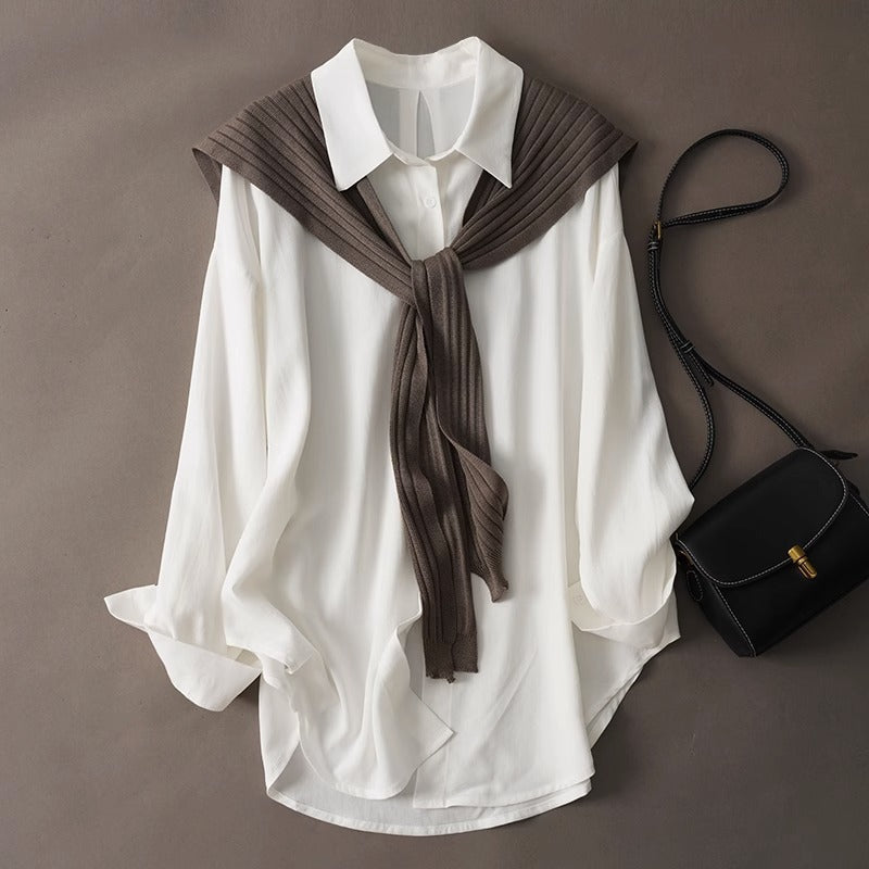 Two-piece Casual Loose Shirt Nocturna-Pro
