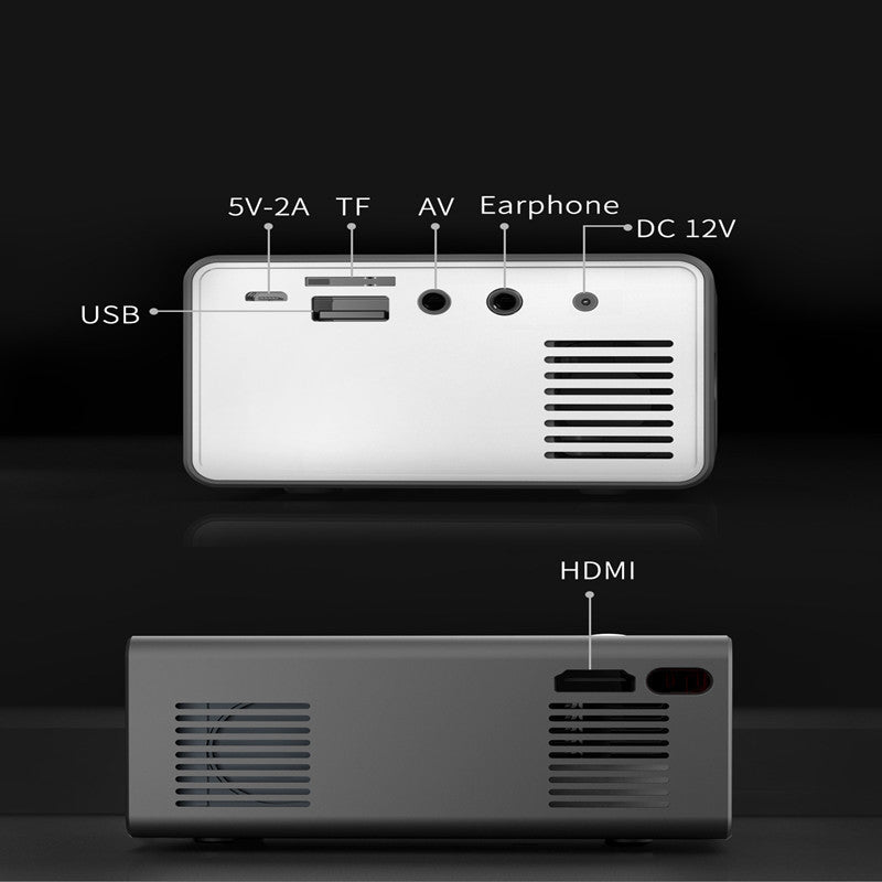 Home Office T300 Projector HD 1080P Miniature Mini Projector Nocturna-Pro