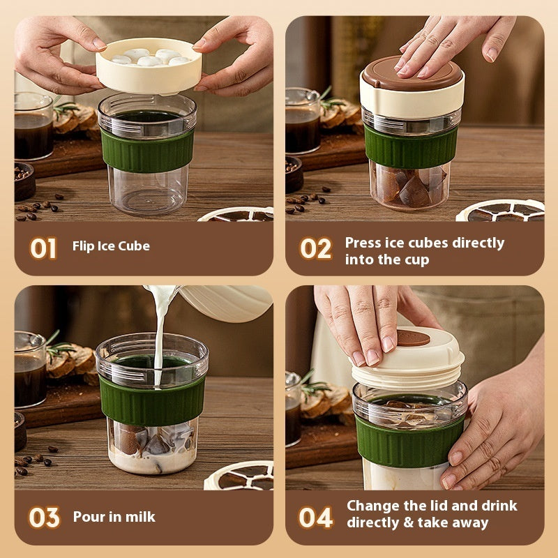 Cold Cup Portable Coffee With Ice Tray Nocturna-Pro
