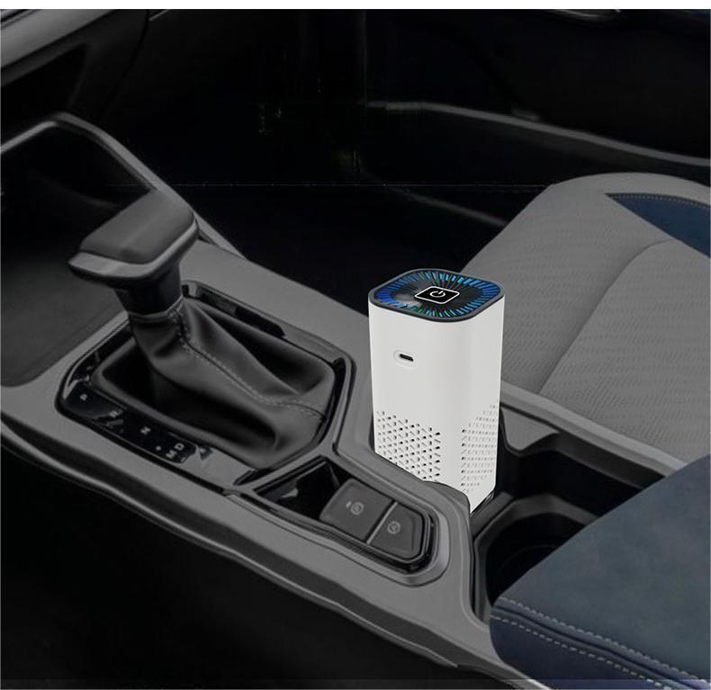 Car Air Purifier Portable Negative Ion Generator Remove Formaldehyde Dust Smoke Air Freshen Washer For Home Car Nocturna-Pro