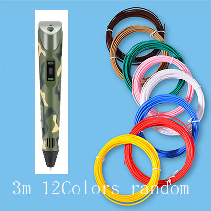 3D print pen 3D pen two generation graffiti 3D stereoscopic paintbrush children puzzle painting toys Nocturna-Pro