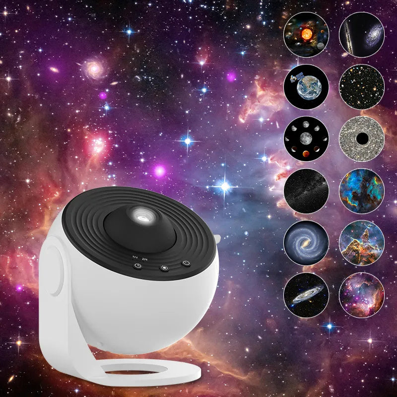 Night Light Galaxy Projector Starry Sky Projector 360 Rotate Planetarium Lamp For Kids Bedroom Valentines Day Gift Wedding Deco Nocturna-Pro