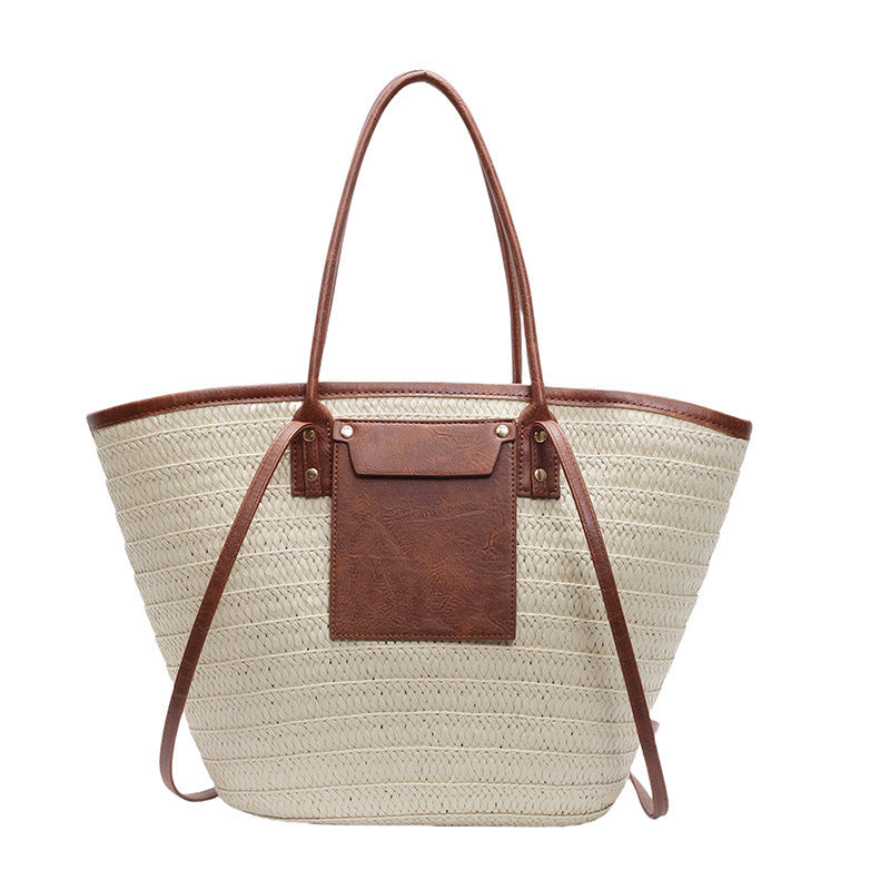 Tote Bag Summer Women's Straw Woven Handbag Nocturna-Pro