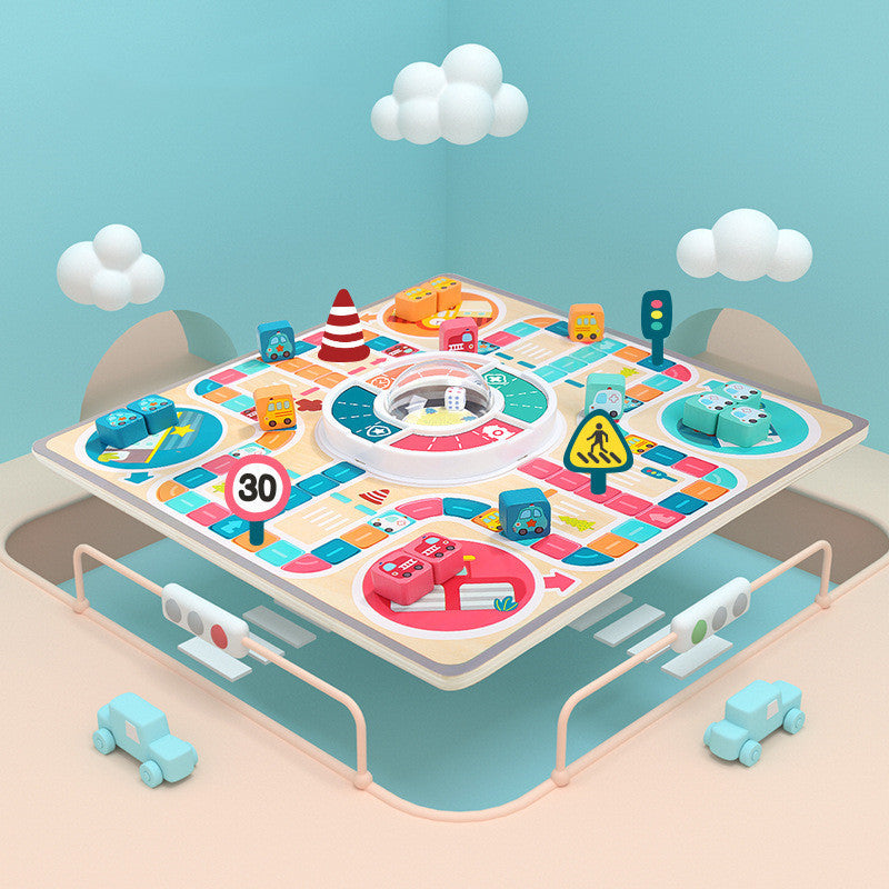 Kids Toys Flying Chess Parent-child Interactive Game Chessboard Children's Board Game Toys Puzzle Jump Checkers Nocturna-Pro