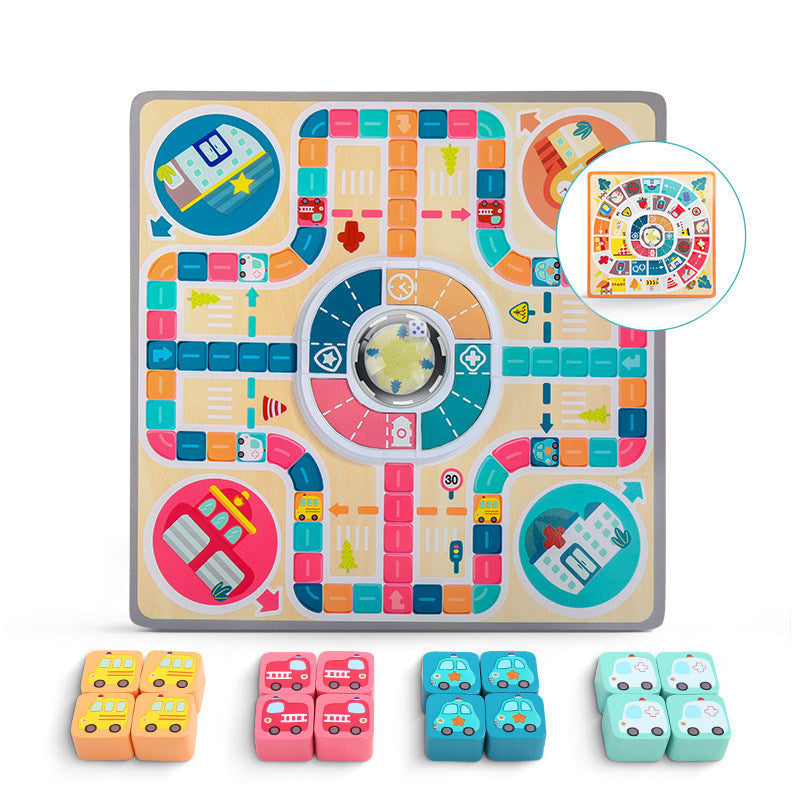 Kids Toys Flying Chess Parent-child Interactive Game Chessboard Children's Board Game Toys Puzzle Jump Checkers Nocturna-Pro