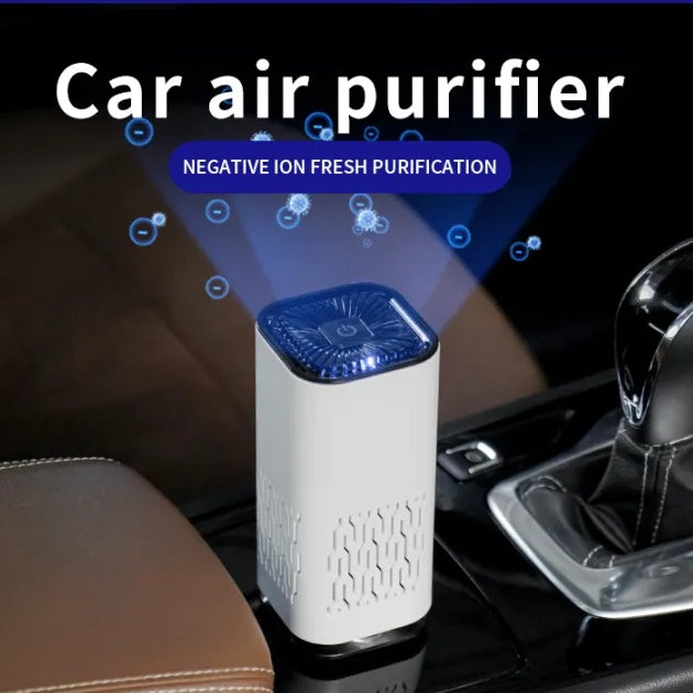 Car Air Purifier Portable Negative Ion Generator Remove Formaldehyde Dust Smoke Air Freshen Washer For Home Car Nocturna-Pro