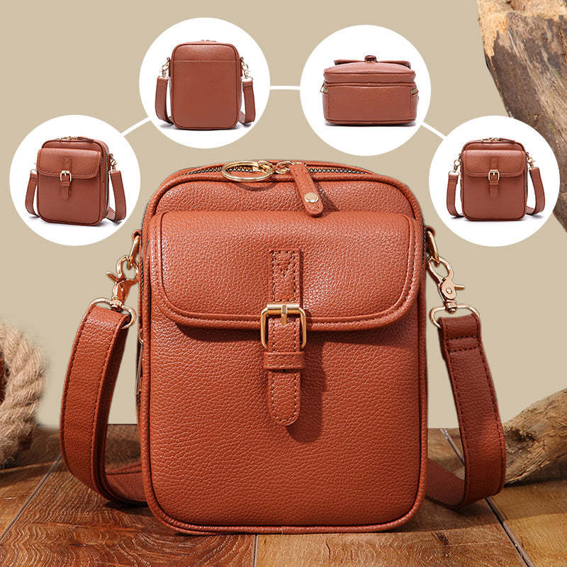 Unisex Vintage Large Capacity Messenger Bag Storage Bag With 10 Card Inserts Casual Backpack Women's Bag Retro Backpack Large Capacity Travel Nocturna-Pro