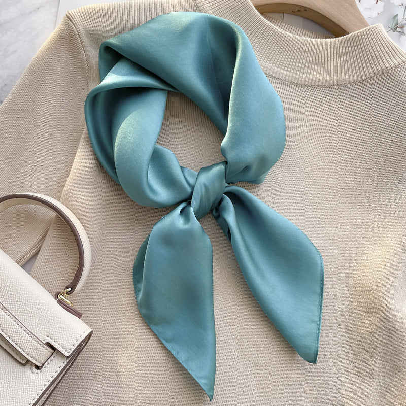 Spring And Autumn Elegant Retro Silk High-end Scarf Nocturna-Pro