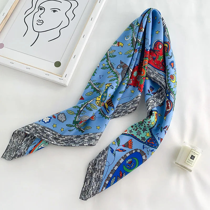 Large Kerchief Women's Spring And Autumn Fashion Printing Nocturna-Pro