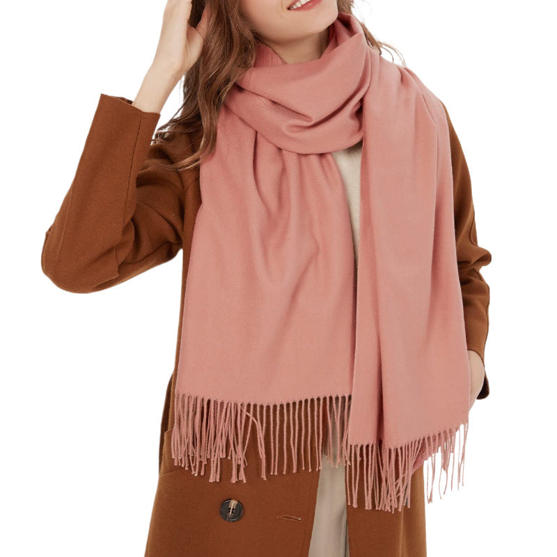 Women's Cashmere Shawl Solid Color Scarf Nocturna-Pro