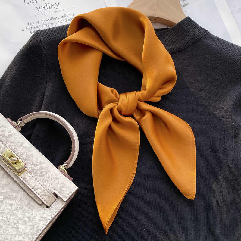 Spring And Autumn Elegant Retro Silk High-end Scarf Nocturna-Pro