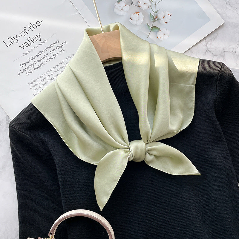 Spring And Autumn Elegant Retro Silk High-end Scarf Nocturna-Pro