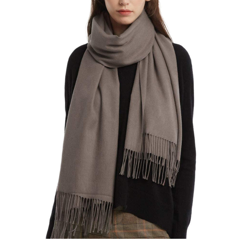 Women's Cashmere Shawl Solid Color Scarf Nocturna-Pro