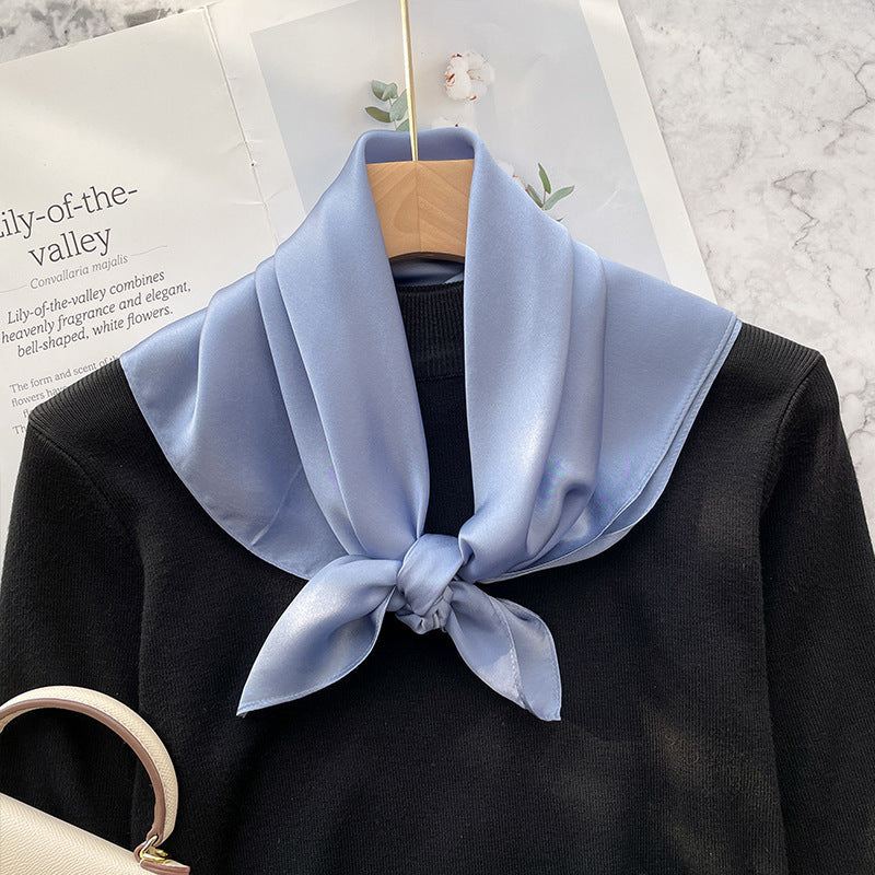 Spring And Autumn Elegant Retro Silk High-end Scarf Nocturna-Pro