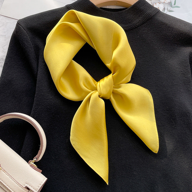 Spring And Autumn Elegant Retro Silk High-end Scarf Nocturna-Pro