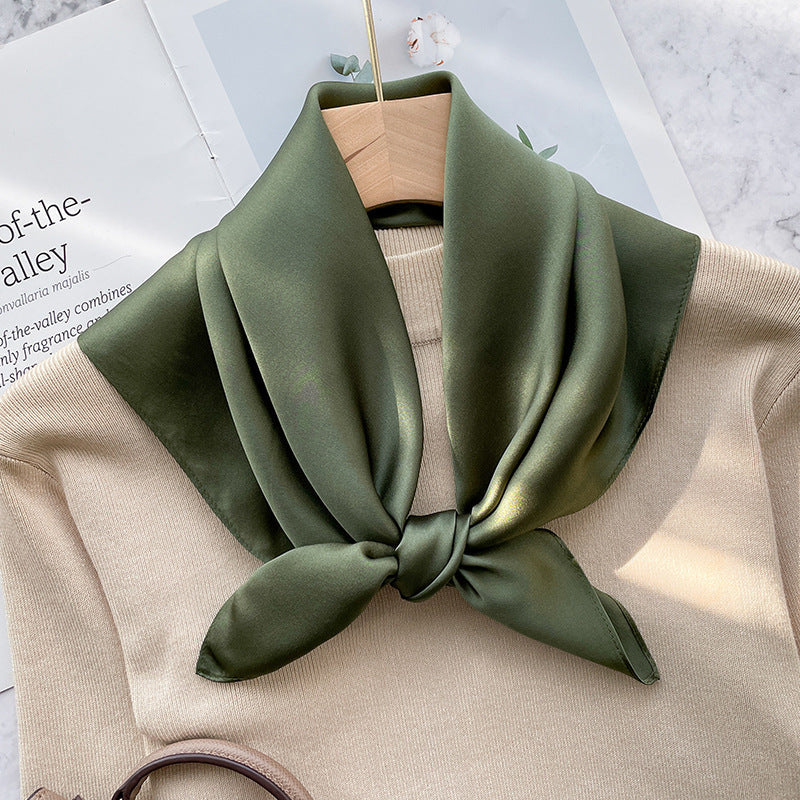 Spring And Autumn Elegant Retro Silk High-end Scarf Nocturna-Pro
