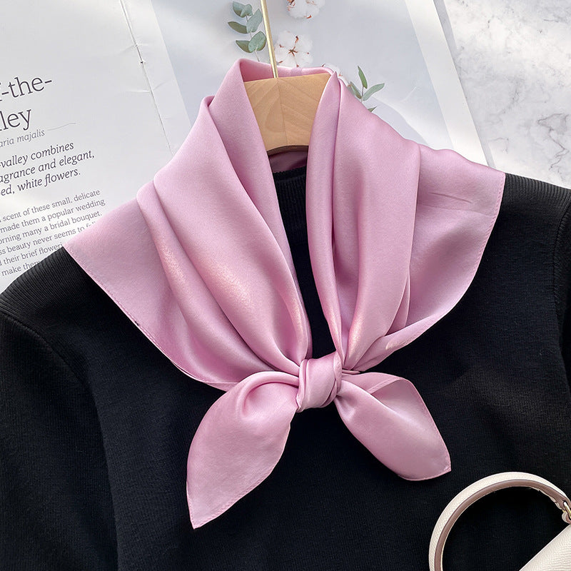 Spring And Autumn Elegant Retro Silk High-end Scarf Nocturna-Pro