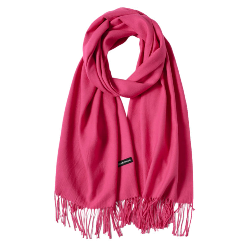 Women's Cashmere Shawl Solid Color Scarf Nocturna-Pro