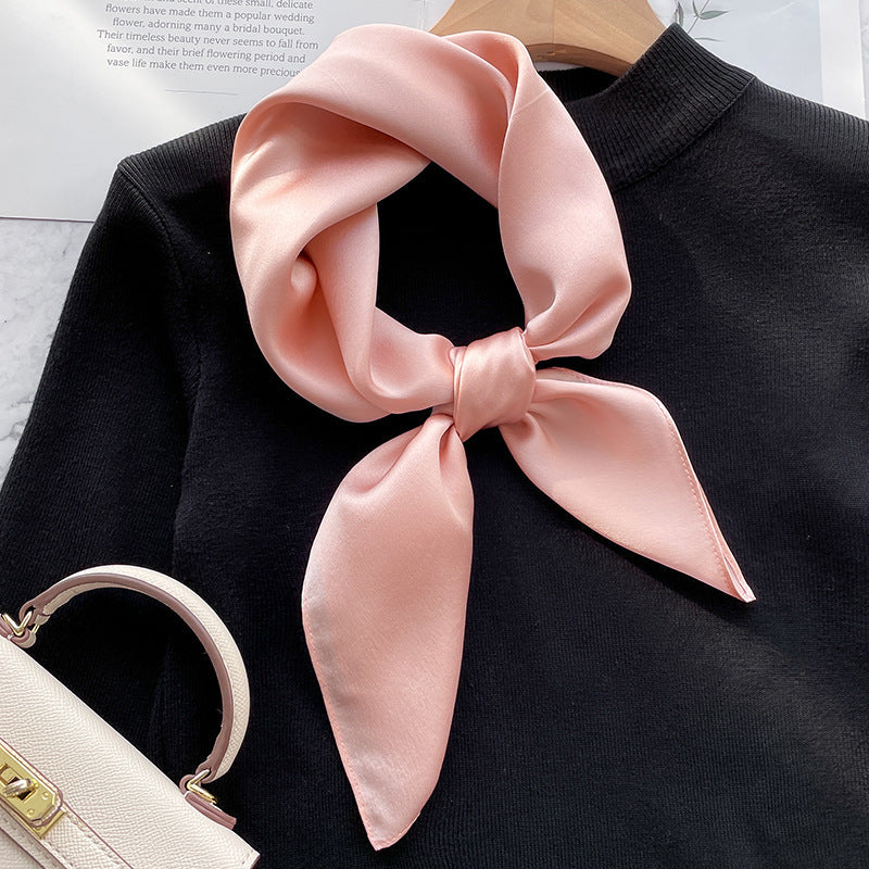 Spring And Autumn Elegant Retro Silk High-end Scarf Nocturna-Pro