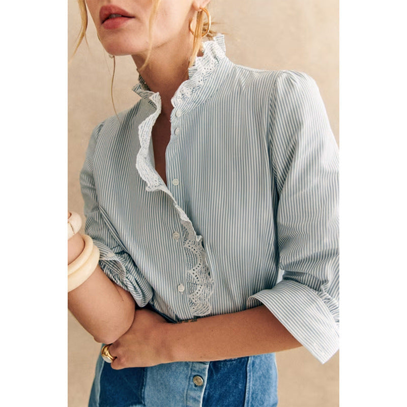 Shiying Single Row Multi-buckle Shirt For Women Nocturna-Pro