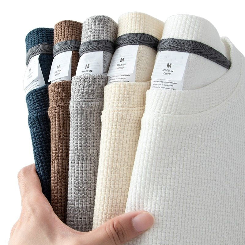 Summer Japanese Round Neck Half Sleeve Top Loose Casual Solid Color Nocturna-Pro