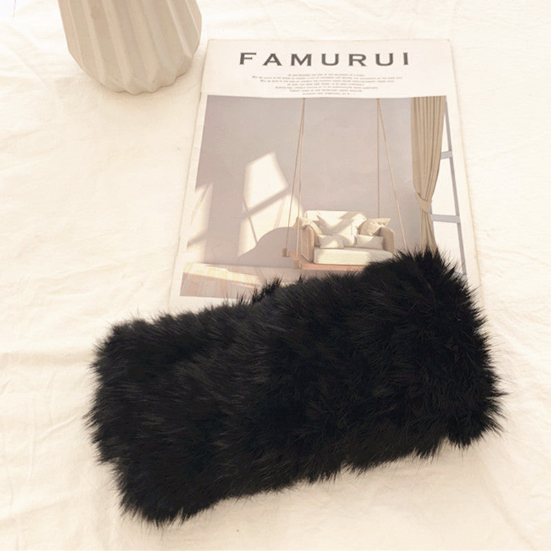 Korean Style Internet Celebrity Hair Band Women's Fashion Elastic Rabbit Hair Band Autumn And Winter Warm Plush Nocturna-Pro